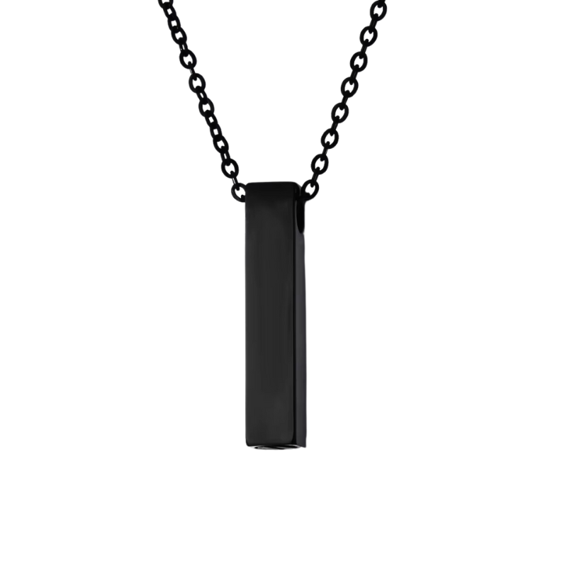 Collana Barre 3D Incisa - Eleganza personalizzata