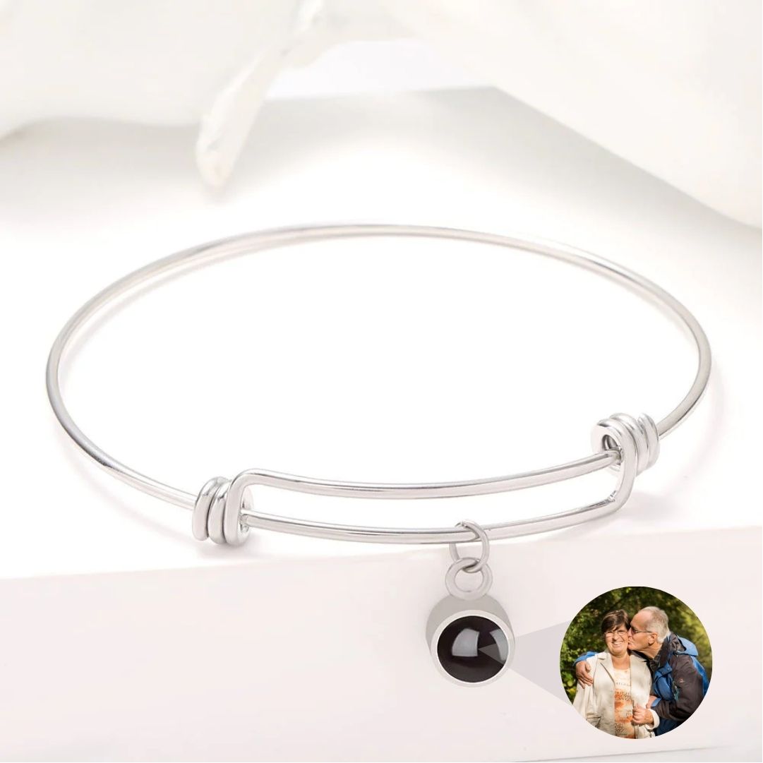 Bracciale memoria personalizzato con foto