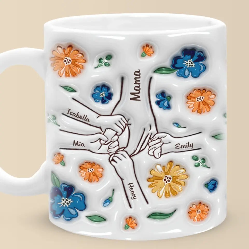 3D Personalized Family Mug